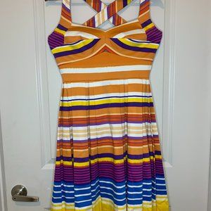 Calvin Klien Muti Color Stripe Dress